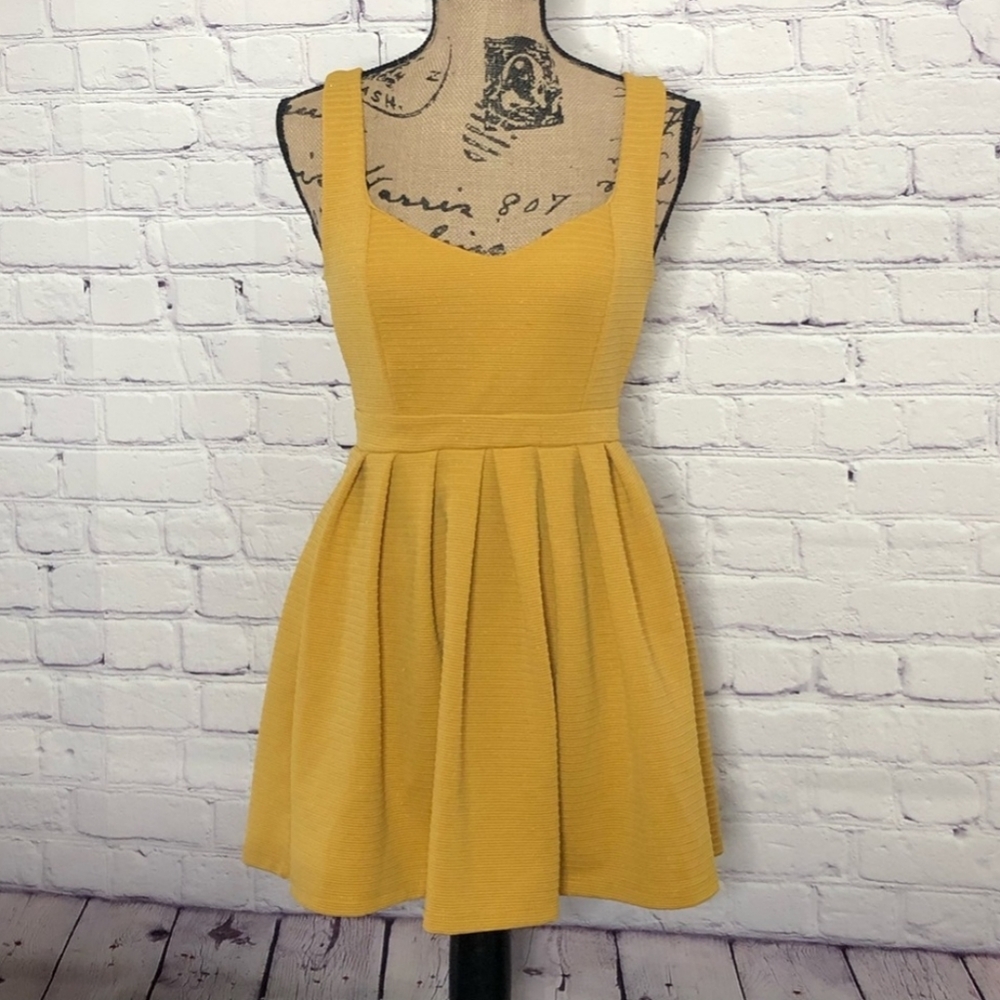 Yellow/mustard  Short Dress